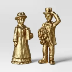 8pk Christmas Poly Animals/Trees/People Decor Set Gold - Wondershop™ -Wondershop Sales GUEST f5d0e3e3 e887 4d66 9d90 c2a9f2948060