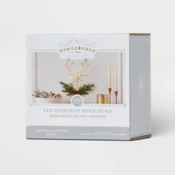 LED Dewdrop Deer Head With Faux Greenery Christmas Novelty Silhouette Light - Wondershop™ -Wondershop Sales GUEST f7e291ba 3e1f 4d7c 8b02 bd99d5a05ee0