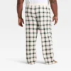 Men's Plaid Ribbed Holiday Matching Family Pajama Pants - Wondershop™ Cream -Wondershop Sales GUEST fbafcafe 2e95 4a20 9df2 998f2e689f39